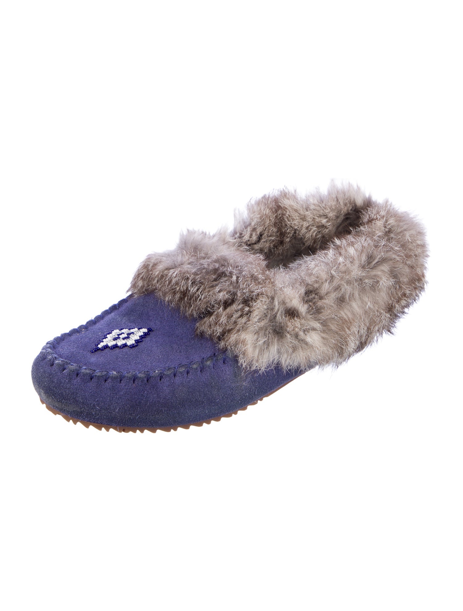 Manitobah Mukluk Suede Colorblock Pattern Moccasins