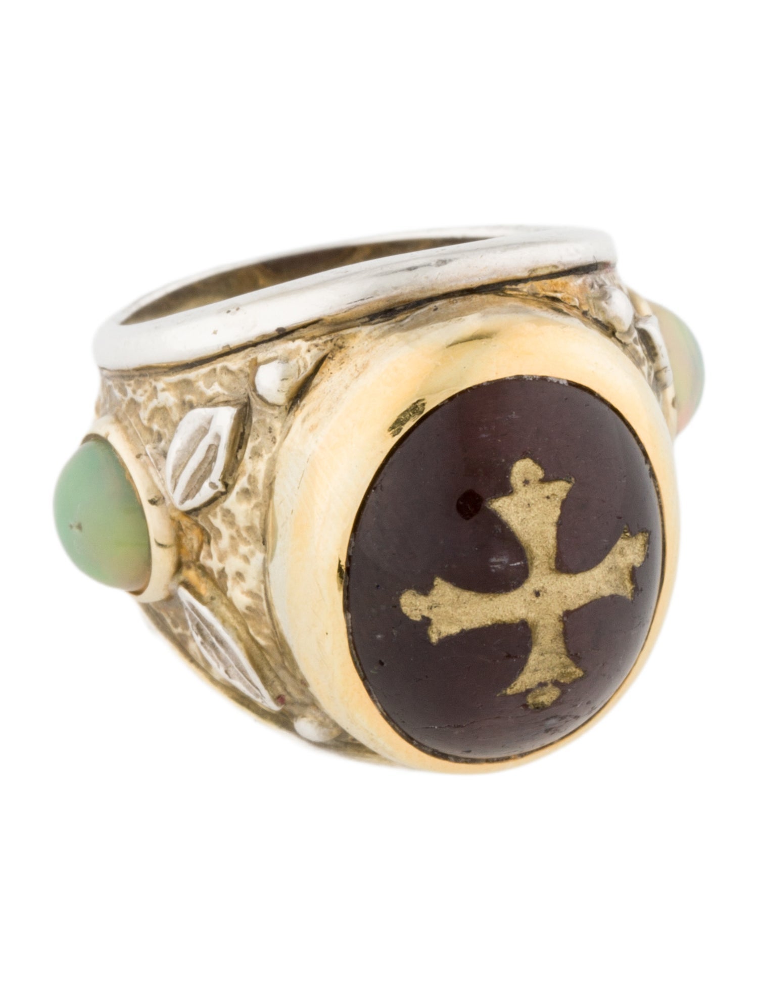 Mahlia Collection Cat's Eye Scapolite & Opal Cocktail Ring