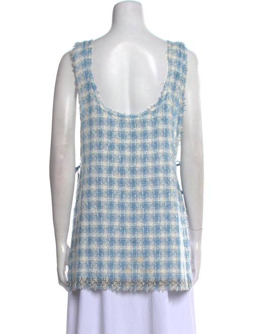 Mahlia Collection Printed Scoop Neck Top