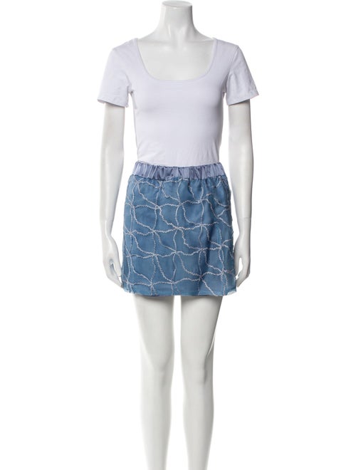 Mahlia Collection Lace Pattern Skirt Set