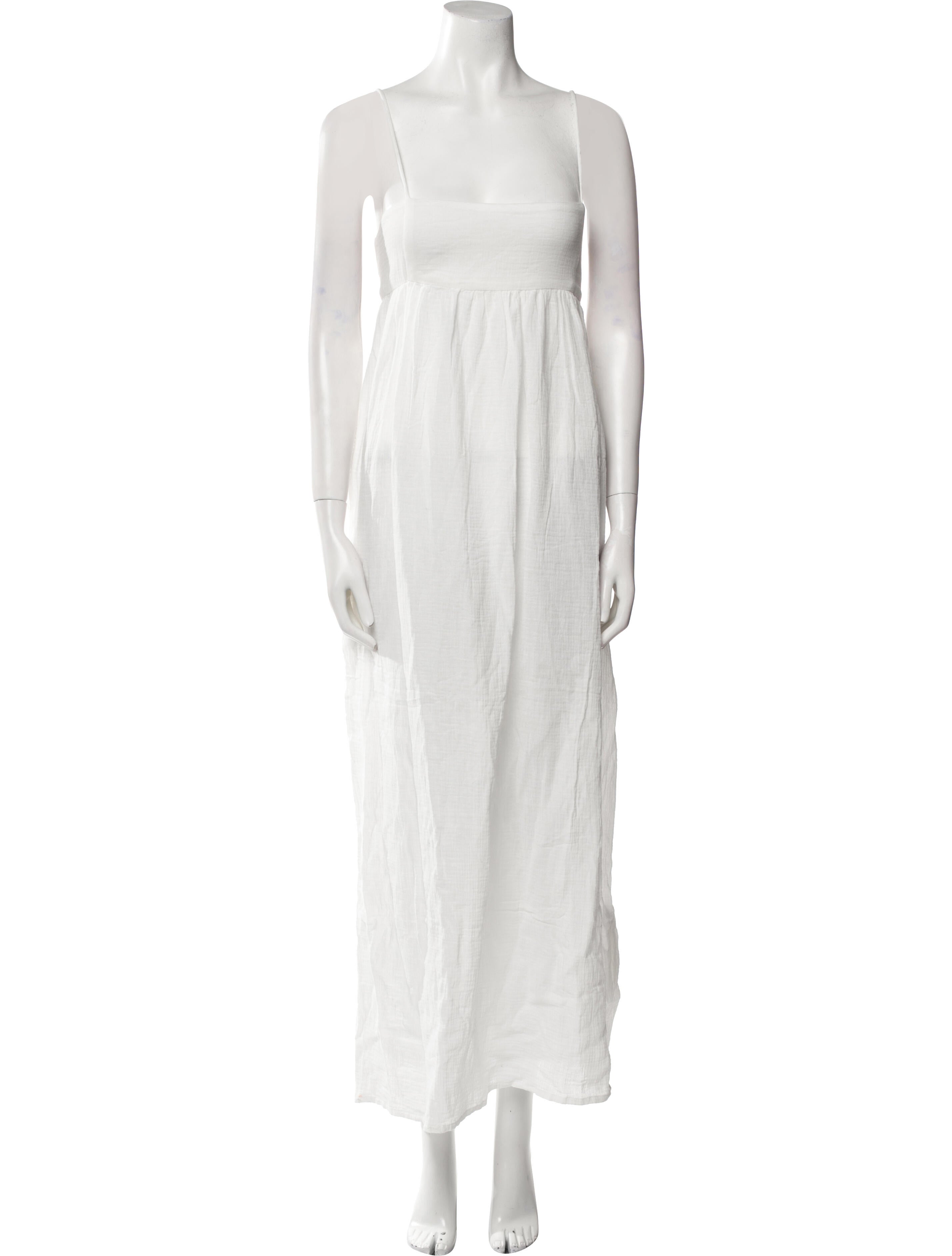 Mikoh Square Neckline Midi Length Dress