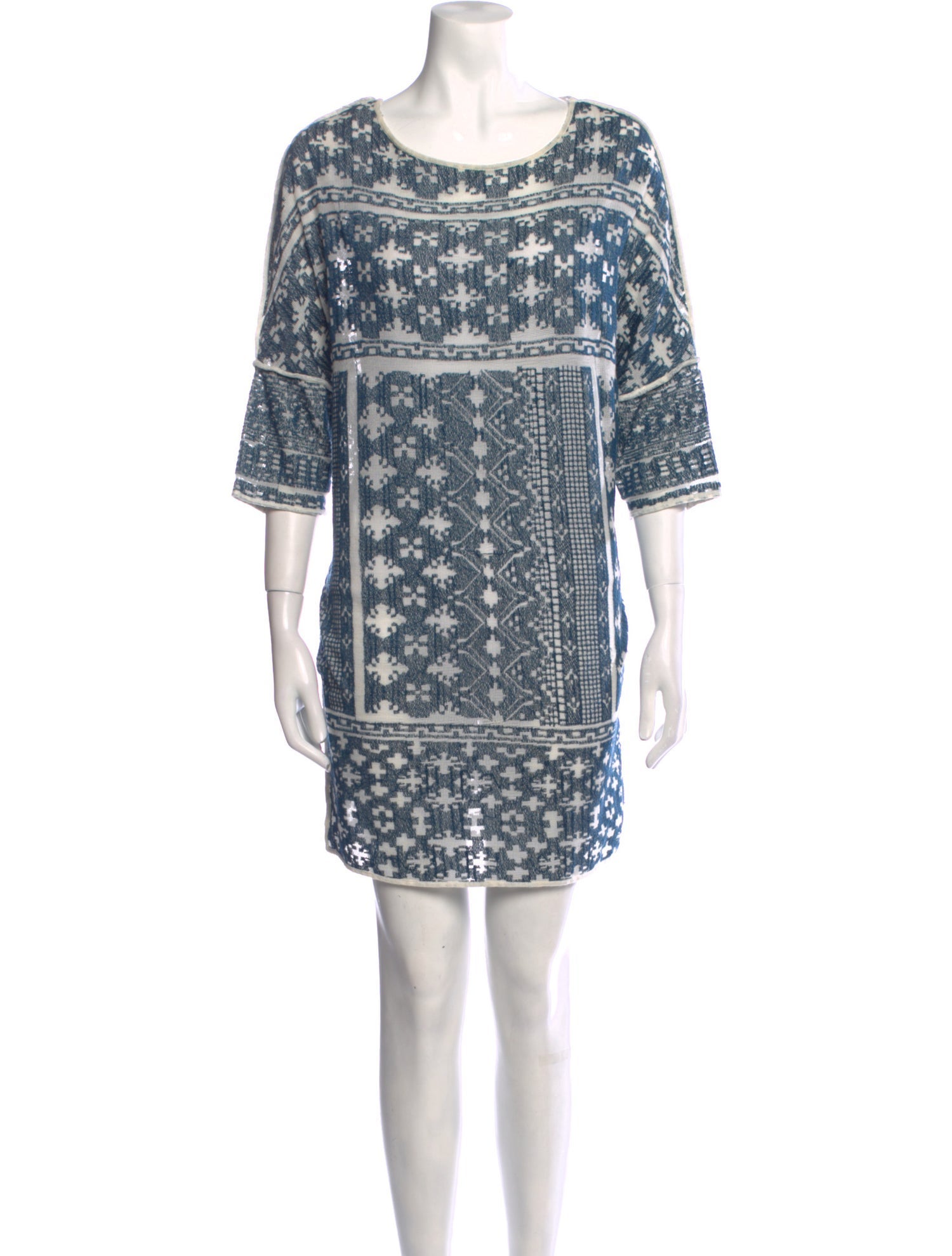 Mikoh Floral Print Mini Dress