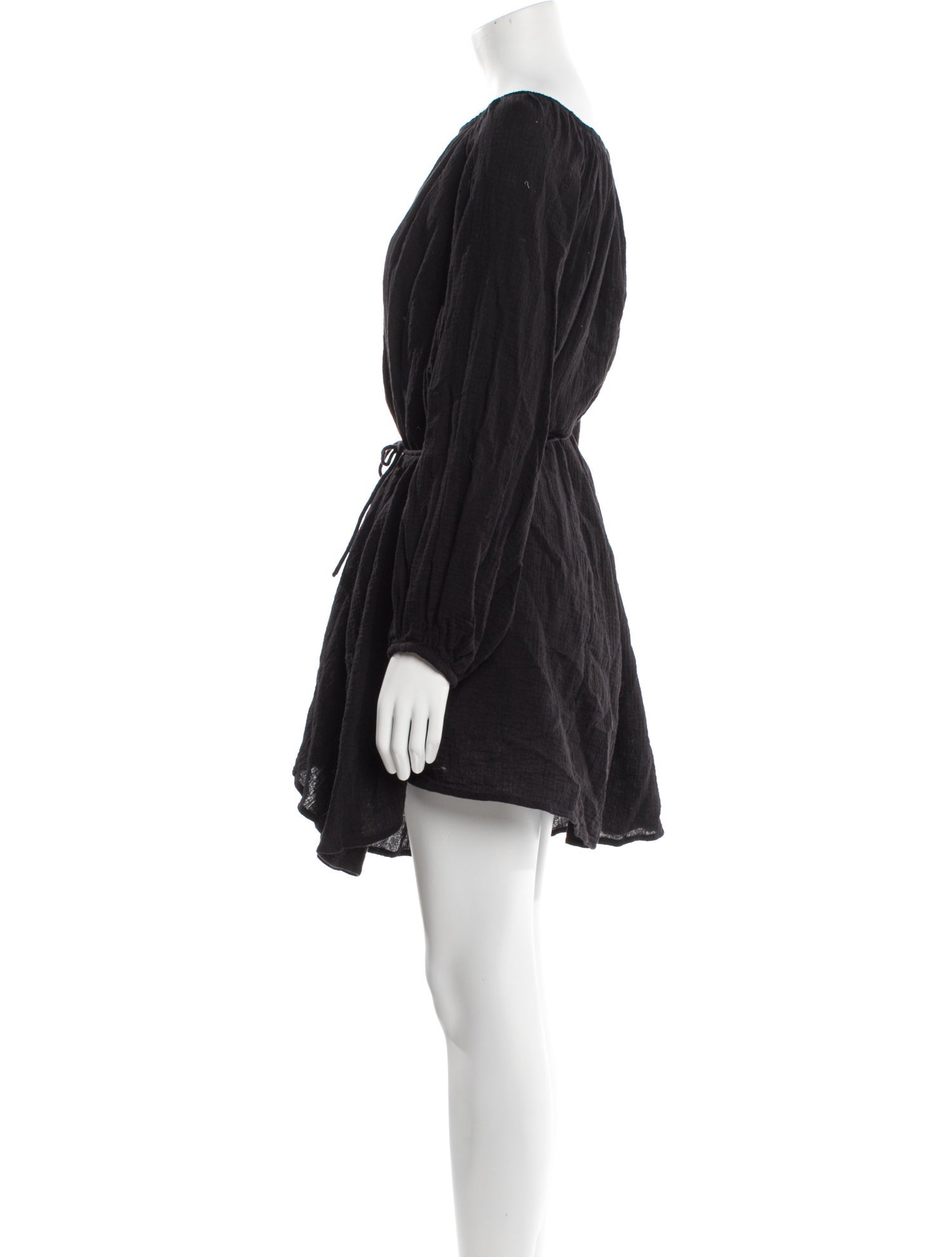 Mikoh Bateau Neckline Mini Dress