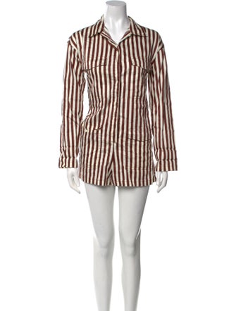 Mikoh Striped Romper