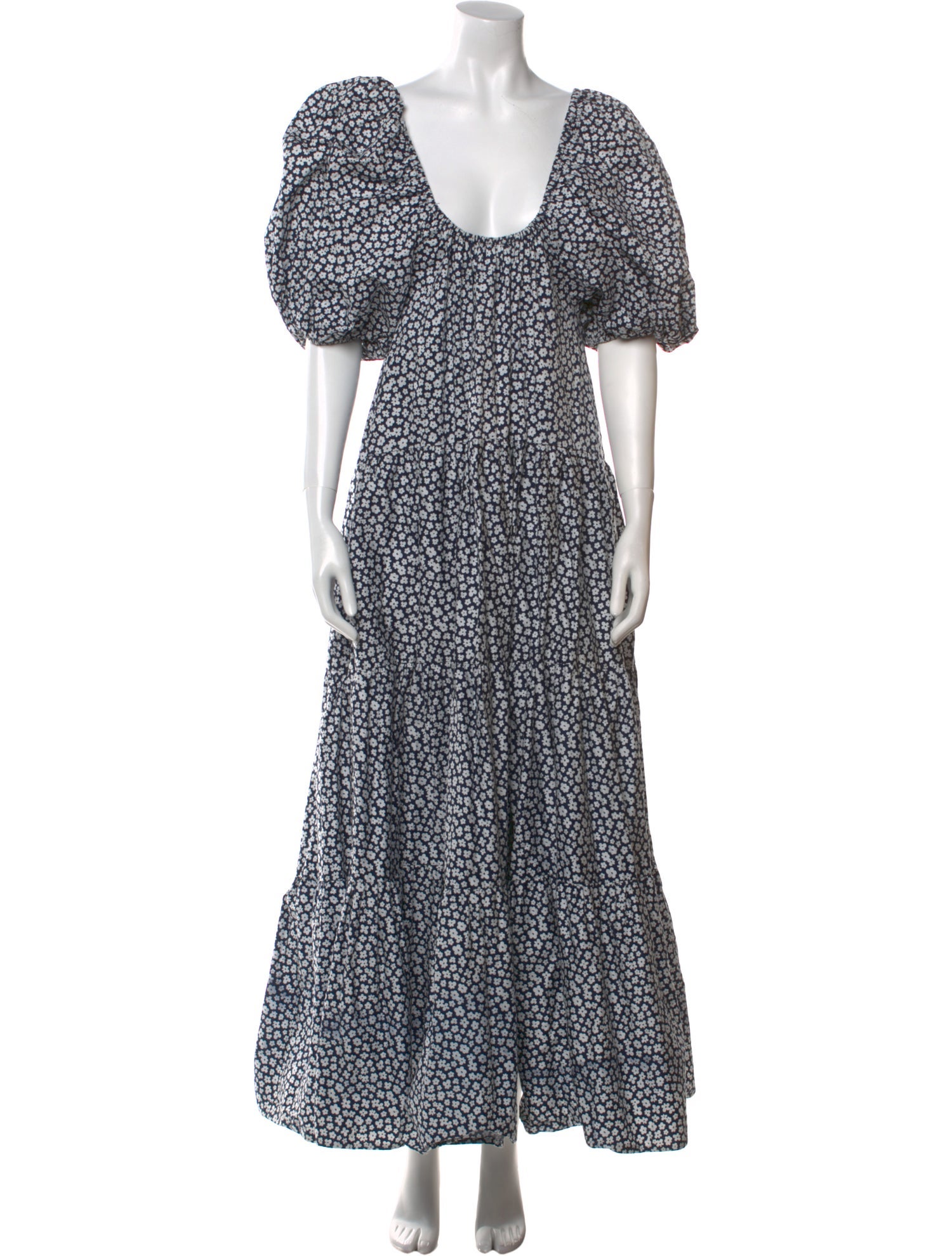 Mikoh Floral Print Long Dress