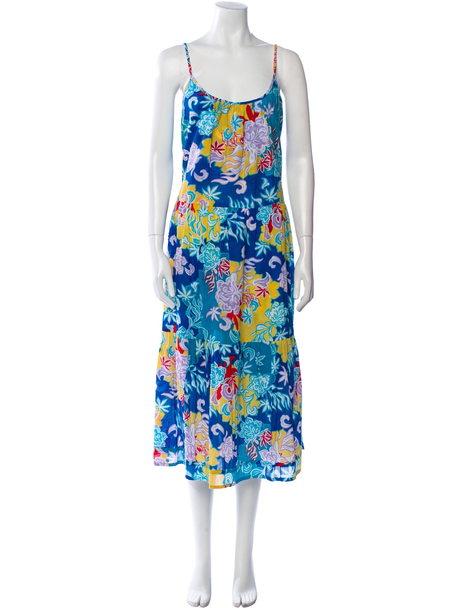 Mikoh Floral Print Long Dress