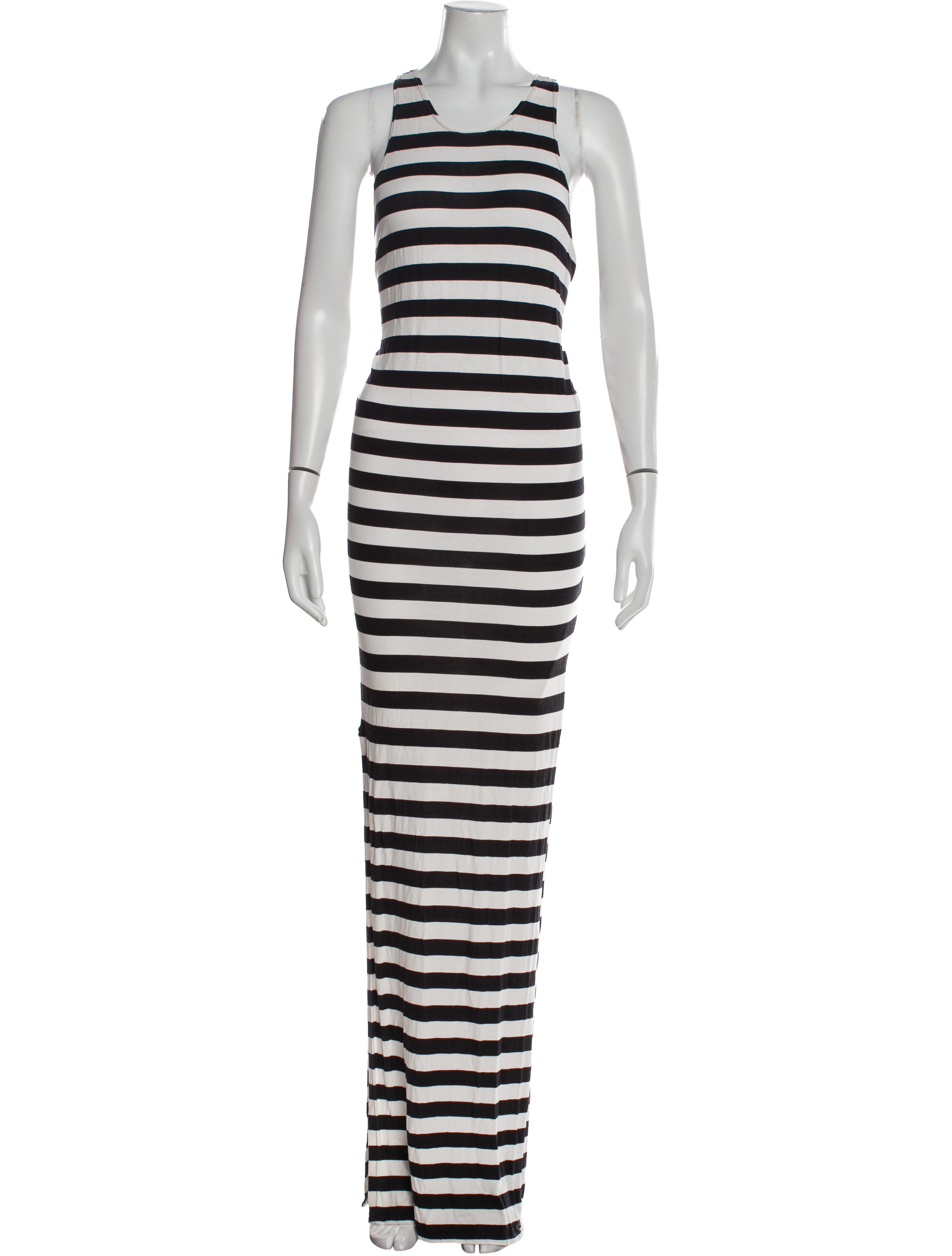 Mikoh Striped Long Dress