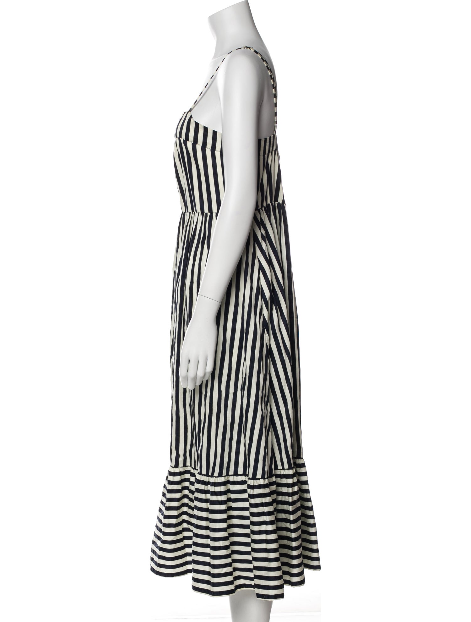 Mikoh Striped Midi Length Dress