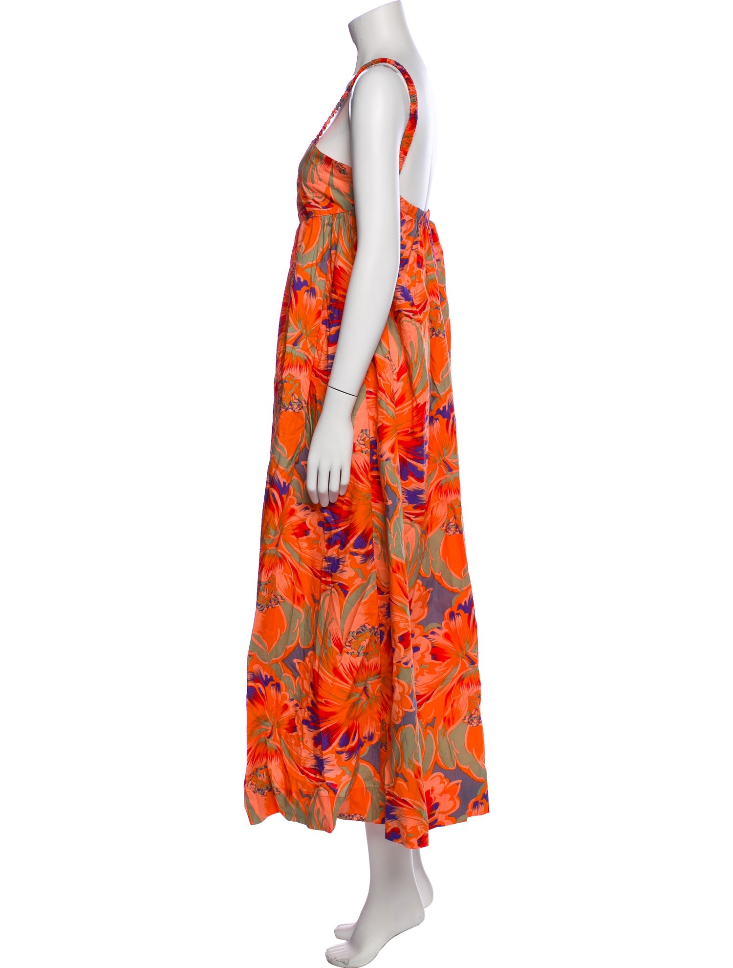 Mikoh Floral Print Midi Length Dress w/ Tags