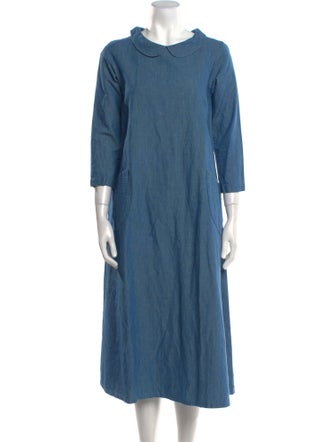 M. Crow Cowl Neck Long Dress