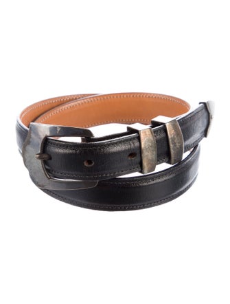 Max Lang Skinny Leather Belt