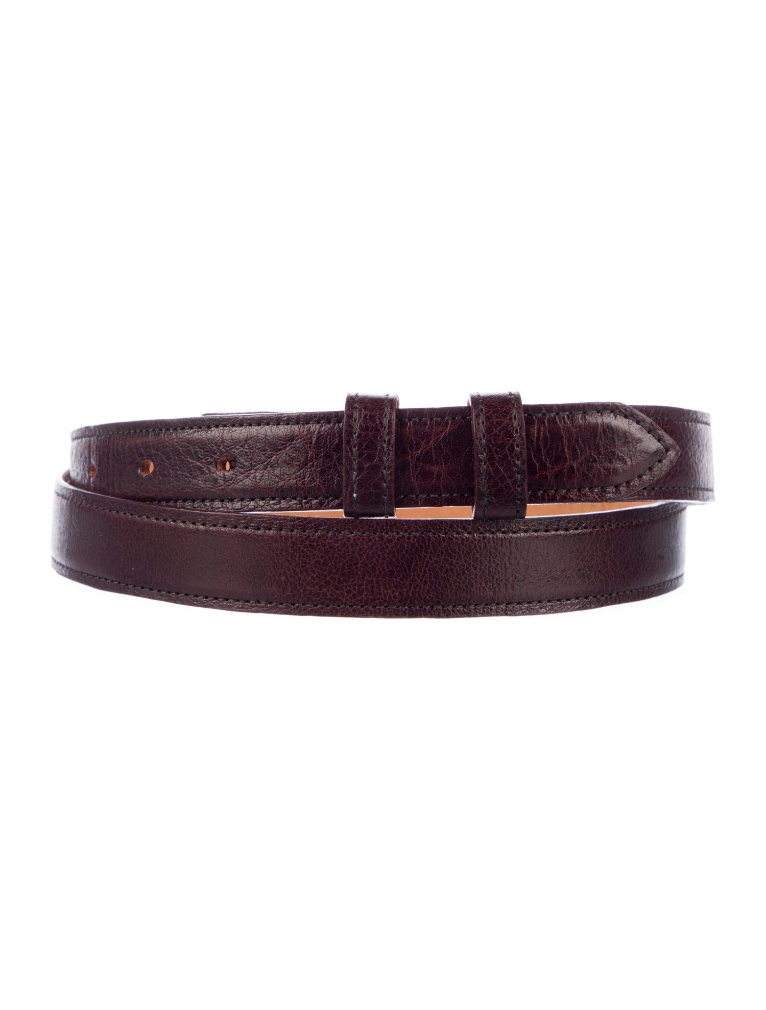 Max Lang Skinny Leather Belt
