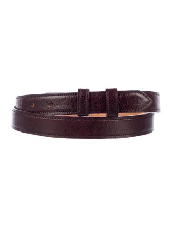 Max Lang Skinny Leather Belt