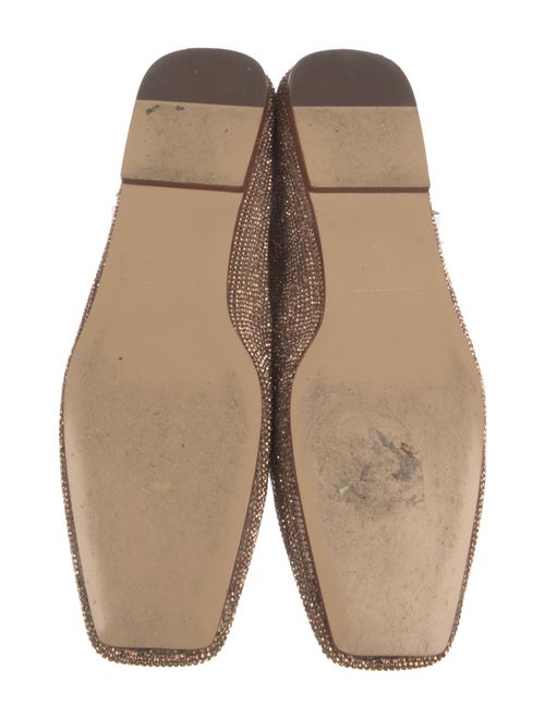 MARIA LUCA Sequins Crystal Embellishments Ballet Flats