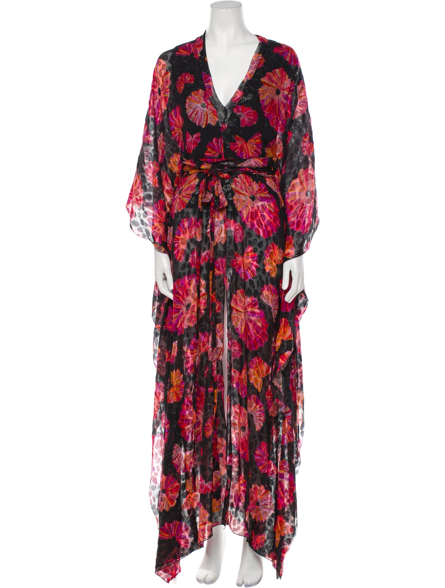 MARIA LUCA Silk Long Dress