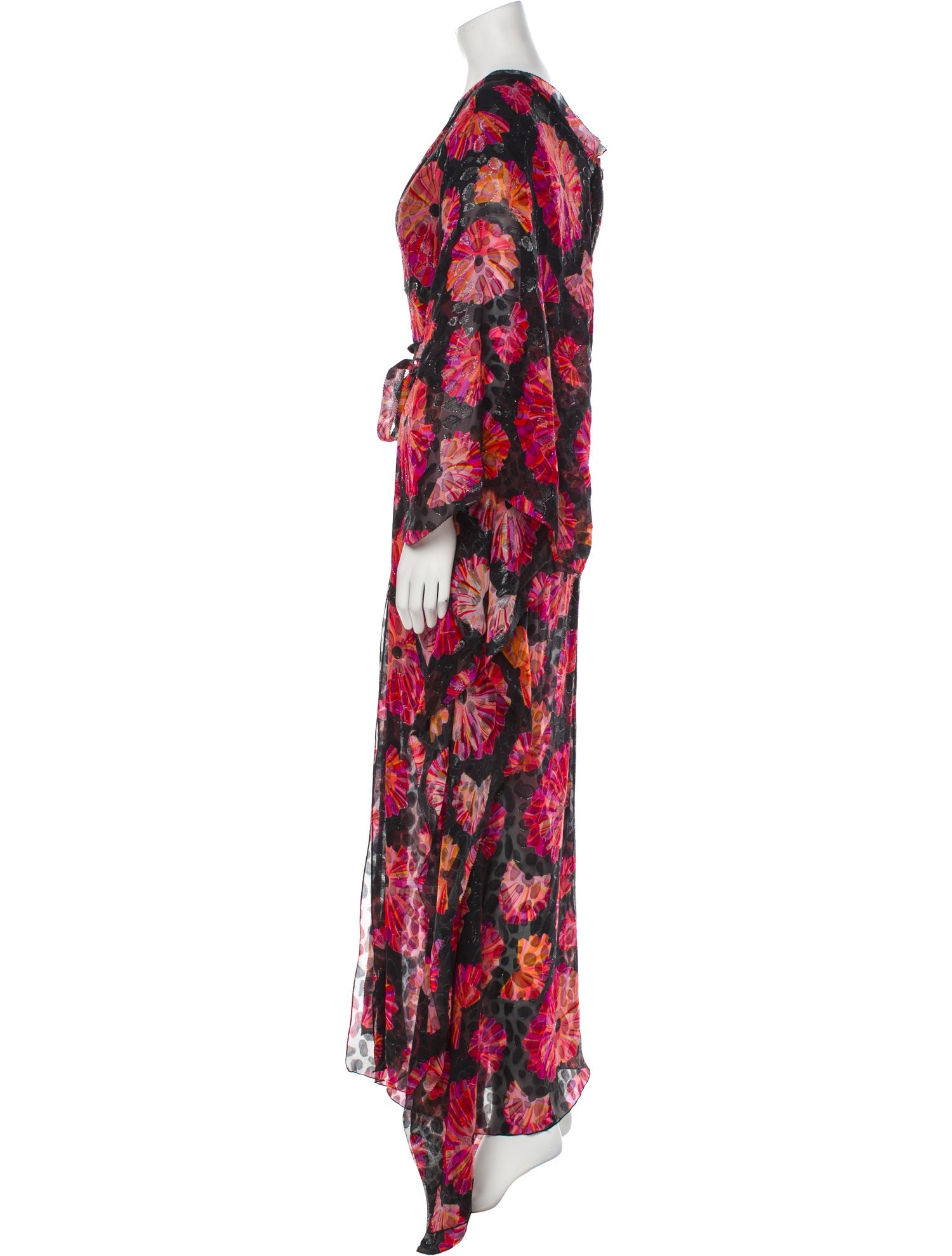 MARIA LUCA Silk Long Dress