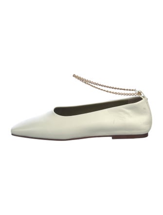 MARIA LUCA Leather Ballet Flats