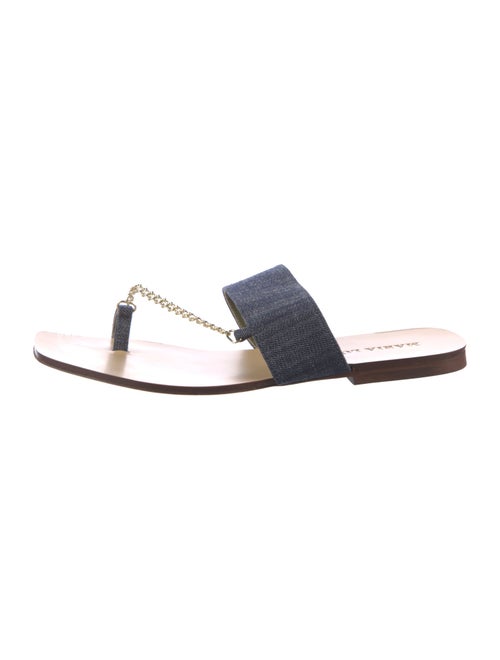 MARIA LUCA Denim Slides
