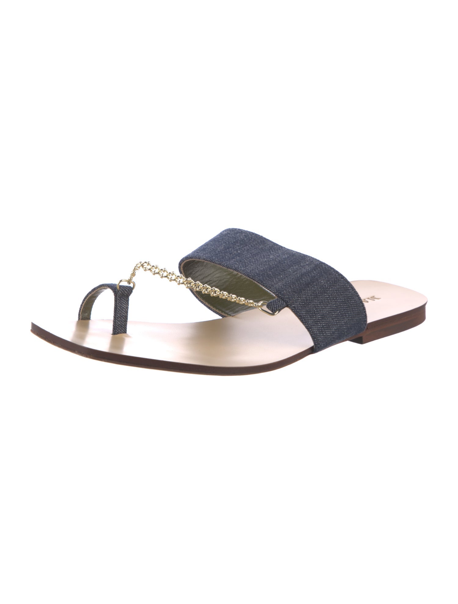 MARIA LUCA Denim Slides