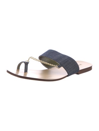MARIA LUCA Denim Slides