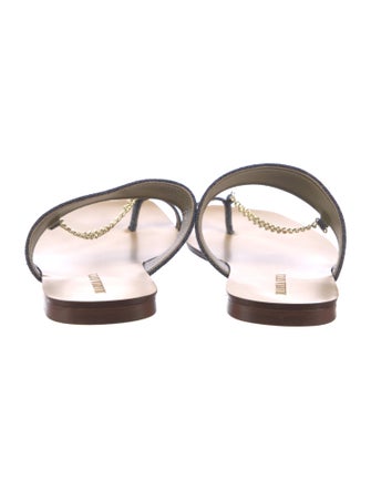 MARIA LUCA Denim Slides