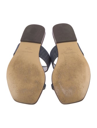 MARIA LUCA Denim Slides
