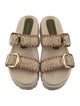 MARIA LUCA Raffia Slides