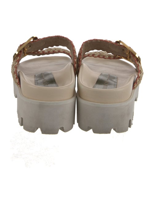 MARIA LUCA Raffia Slides