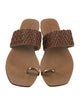 MARIA LUCA Leather Slides
