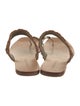 MARIA LUCA Leather Slides