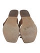 MARIA LUCA Leather Slides