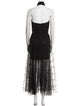 MARIA LUCA Halterneck Midi Length Dress