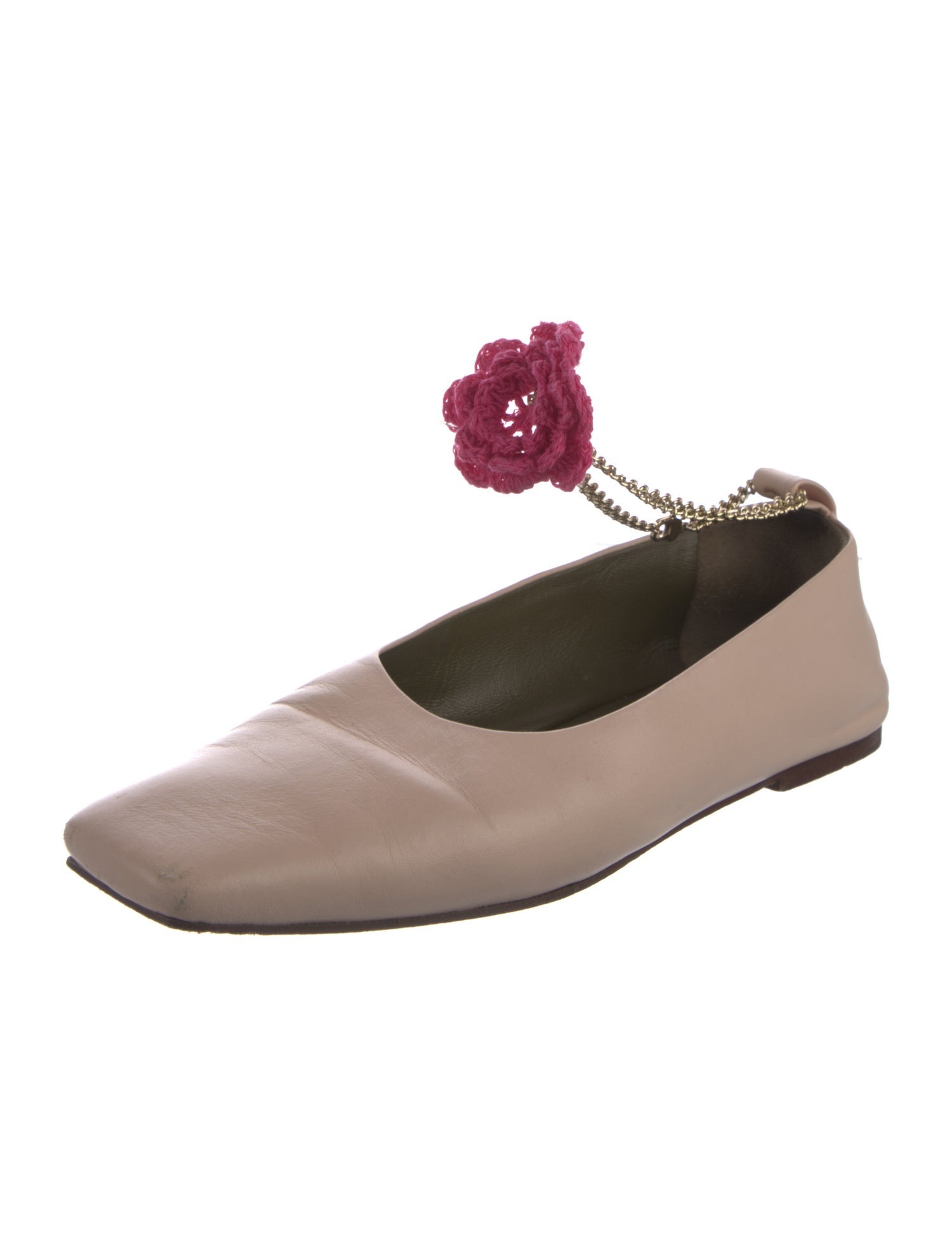MARIA LUCA Leather Ballet Flats