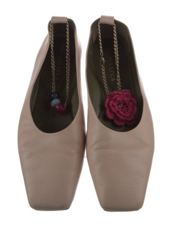 MARIA LUCA Leather Ballet Flats