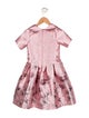 Mama Luma Girls' Floral Short Sleeve Dress