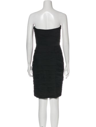 ML Monique Lhuillier Bridesmaids Strapless Mini Dress