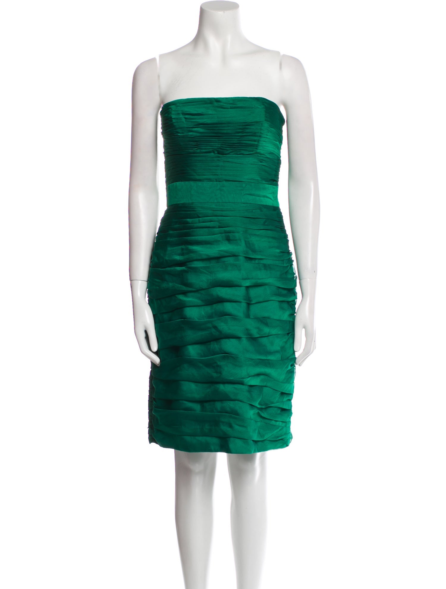 ML Monique Lhuillier Bridesmaids Strapless Mini Dress