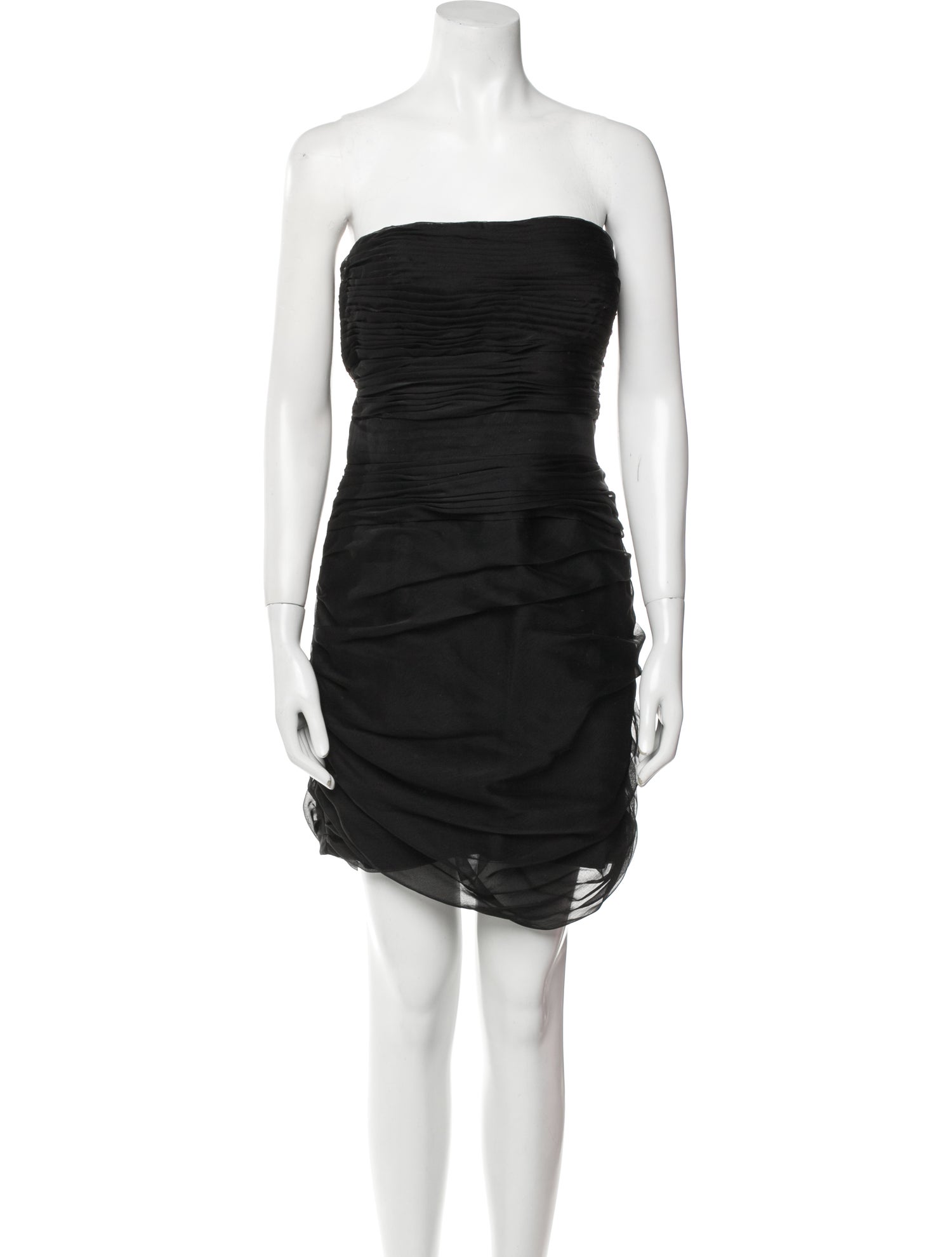 ML Monique Lhuillier Bridesmaids Strapless Mini Dress