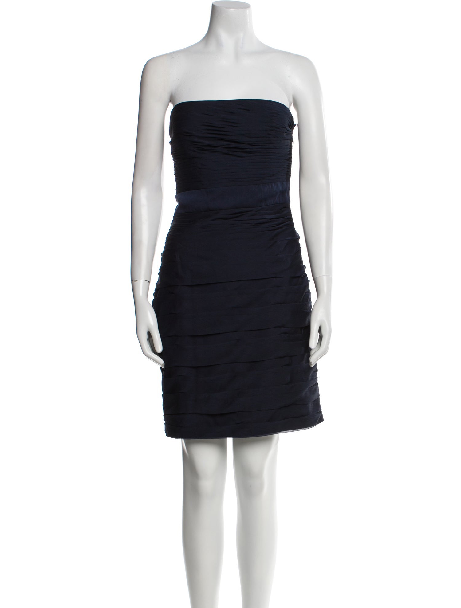 ML Monique Lhuillier Bridesmaids Strapless Mini Dress