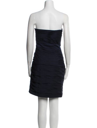 ML Monique Lhuillier Bridesmaids Strapless Mini Dress