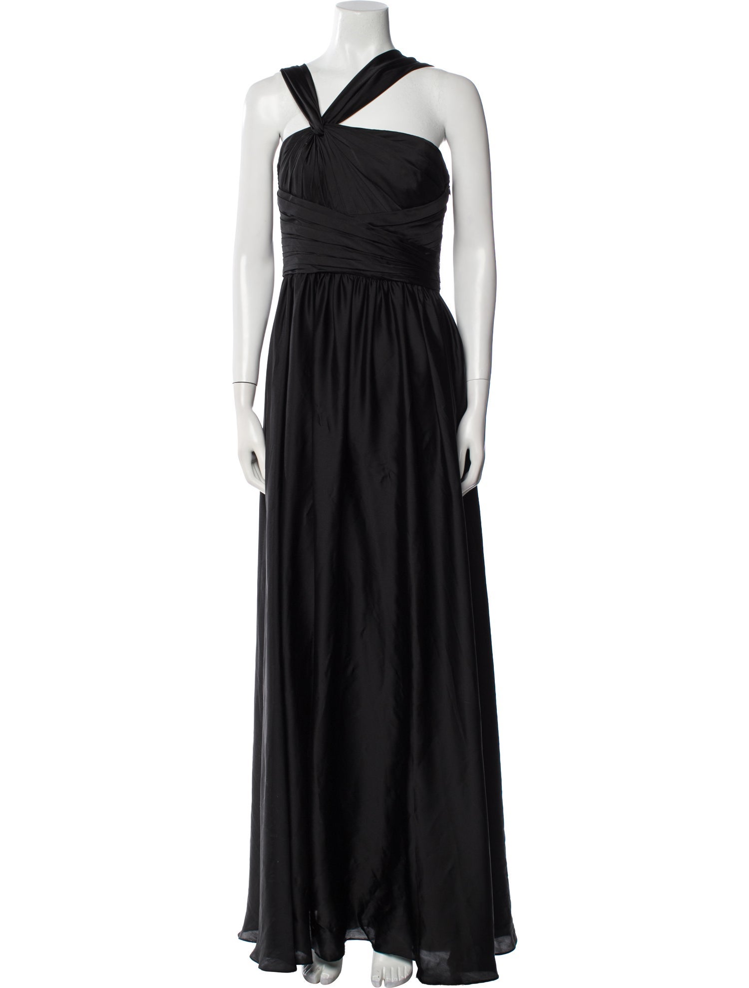ML Monique Lhuillier Bridesmaids Halterneck Long Dress