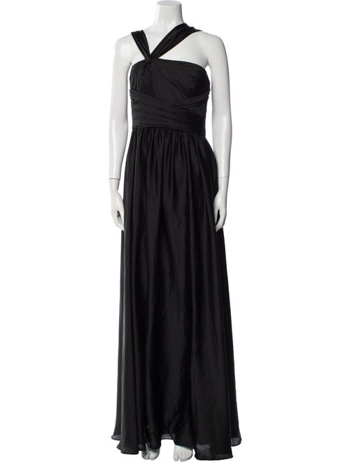 ML Monique Lhuillier Bridesmaids Halterneck Long Dress