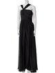 ML Monique Lhuillier Bridesmaids Halterneck Long Dress