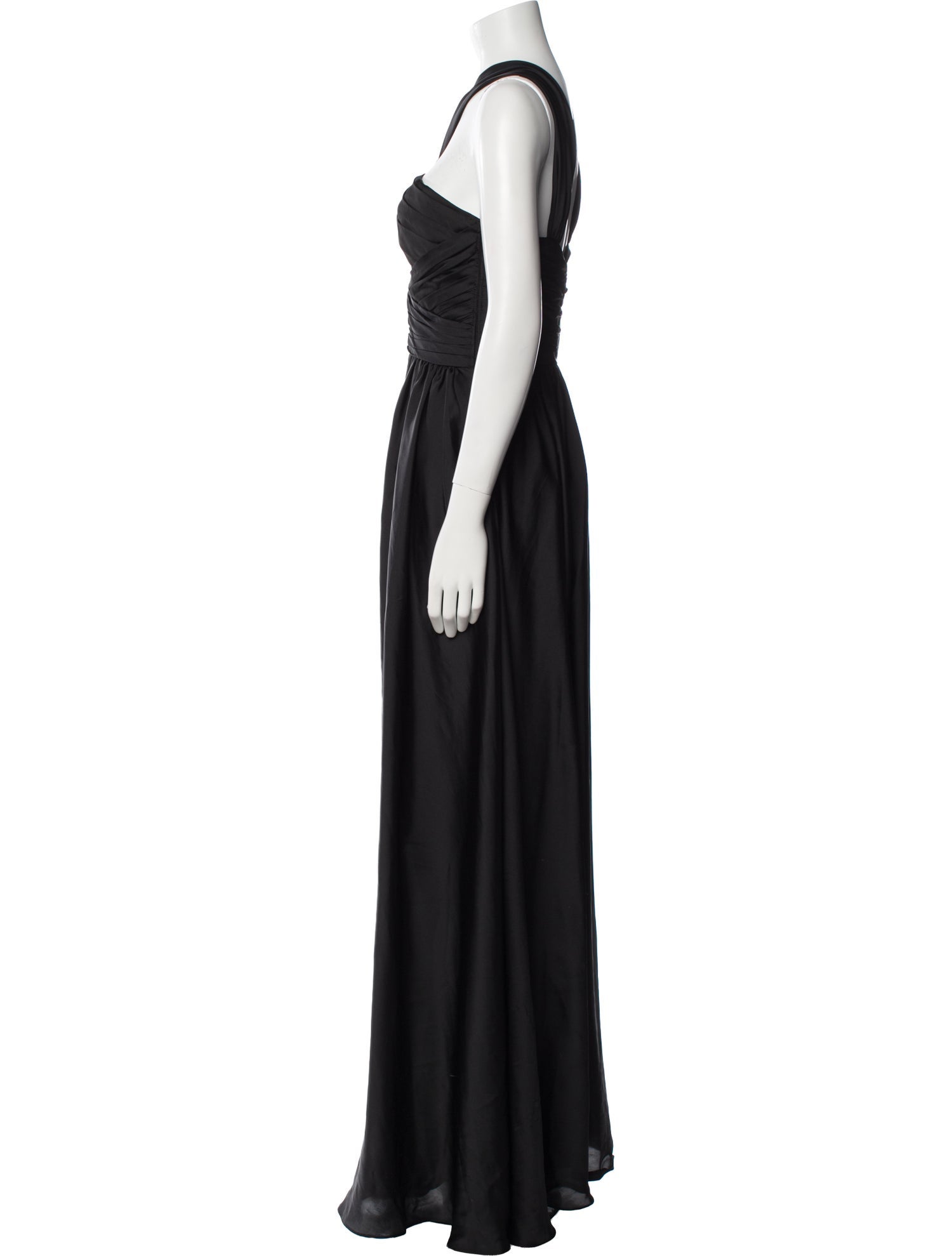 ML Monique Lhuillier Bridesmaids Halterneck Long Dress