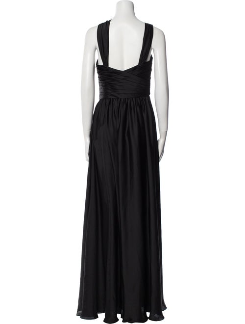 ML Monique Lhuillier Bridesmaids Halterneck Long Dress
