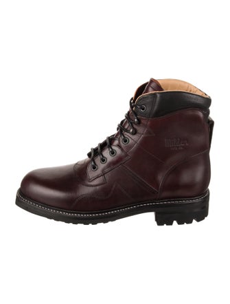 Milden Leather Combat Boots