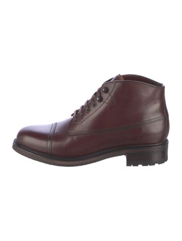 Milden Boots Leather Lace-Up 10.5