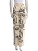 Maison Les Énervés Printed Wide Leg Pants