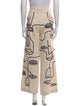 Maison Les Énervés Printed Wide Leg Pants