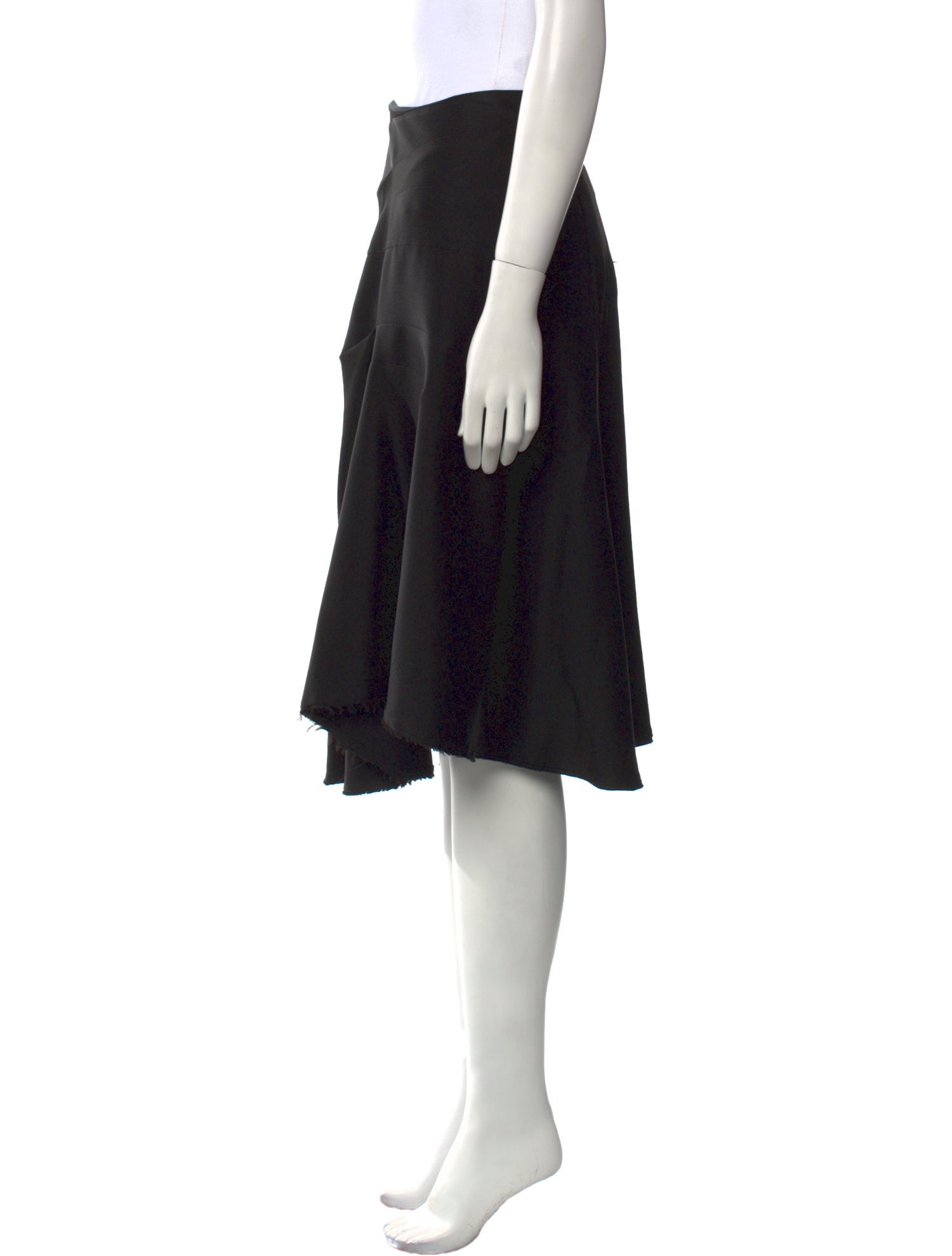 Marc Le Bihan Wool Knee-Length Skirt